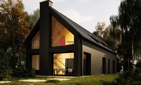 Nowoczesny dom 150 m² na dużej działce w Podrudziu dom Podrudzie, Sosnowa