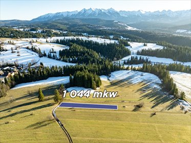 Działka z panoramicznym widokiem na Tatry w Rzepiskach działka Tatrzański, Potok Bryjów