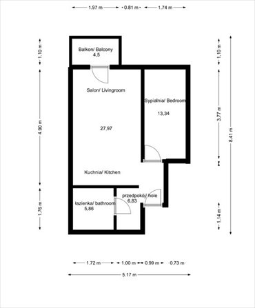mieszkanie na sprzedaż 54m2 mieszkanie Wrocław, Krzyki, Cukrowa