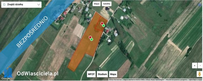 Działka 2,7ha z warunkami zabudowy i mediami działka Humniska, Humniska 711