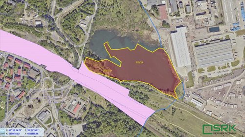 Działka 56 841 m² z łowiskiem i zielenią w Rudzie Śląskiej. działka Ruda Śląska, Ruda, Asfaltowa