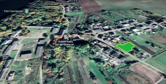 działka na sprzedaż 1015m2 działka Czerników