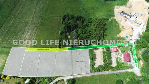 Działki pod zabudowę jednorodzinną (10 ar) w Matysówce działka Rzeszów, Matysówka, Boczna