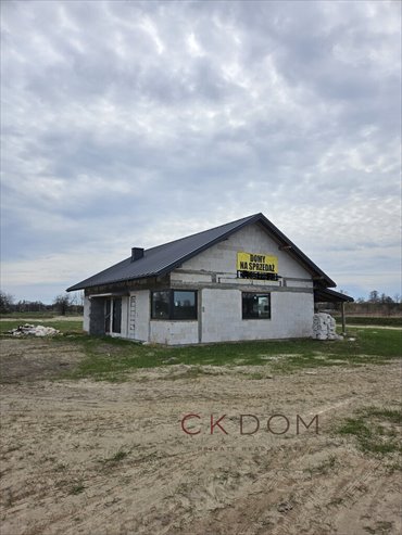 Nowoczesny dom w Rytwianach, 119 m², stan surowy zamknięty dom Rytwiany