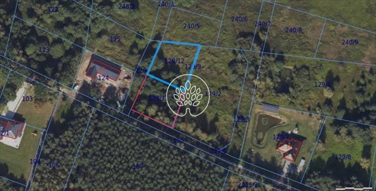 działka na sprzedaż 1100m2 działka Nowa Wieś, Krucza