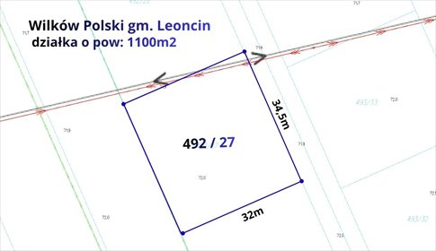 Zapraszam do zakupu działki 1100 m² w Wilkowie Polskim działka Wilków Polski
