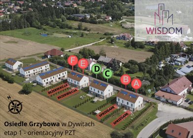 Nowoczesny bliźniak z pompą ciepła i panelami fotowoltaicznymi dom Dywity