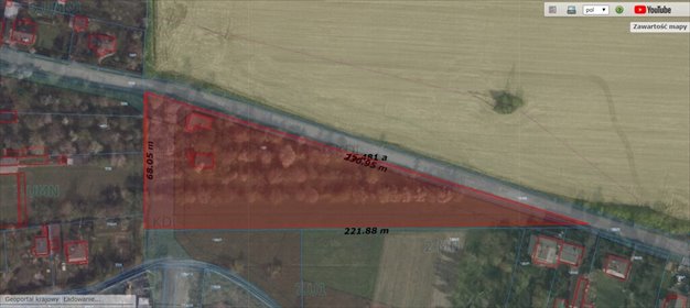 działka na sprzedaż 7576m2 działka Pabianice