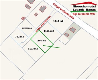 Działka 1100 m² z mediami i warunkami zabudowy działka Robakowo