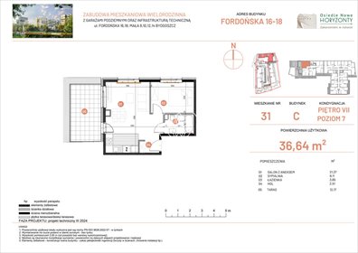 mieszkanie na sprzedaż 37m2 mieszkanie Bydgoszcz, Fordońska