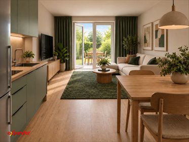 Polecam 2-pokojowe mieszkanie z ogródkiem 36 m² w Poznaniu mieszkanie Poznań, Sołacz, Jasielska