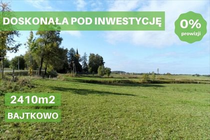 działka na sprzedaż 2410m2 działka Bajtkowo
