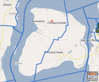 Do sprzedania działka 2002 m² w Buniewicach z dostępem do rzeki działka Buniewice