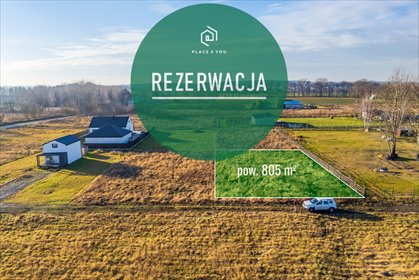 Działka 805 m² pod dom i usługi w Falęcinie, blisko rzeki działka Falęcin