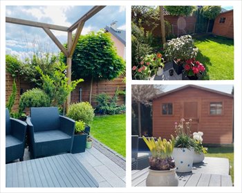 Nowoczesny bliźniak 112 m² z ogrodem i tarasem dom Lesznowola, Nowa Wola