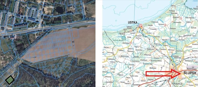 działka na sprzedaż 1945m2 działka Słupsk, Europejska