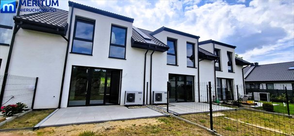 Nowoczesny segment z ogródkiem, ciepła płyta, światłowód dom Grodzisk Mazowiecki