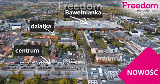 działka na sprzedaż 617m2 działka Bełchatów, Bawełniana