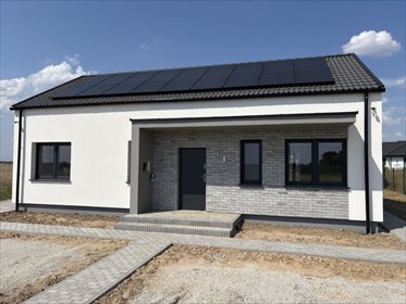 Nowoczesny dom 110 m2 z poddaszem, ogrzewaniem podłogowym dom Konarskie