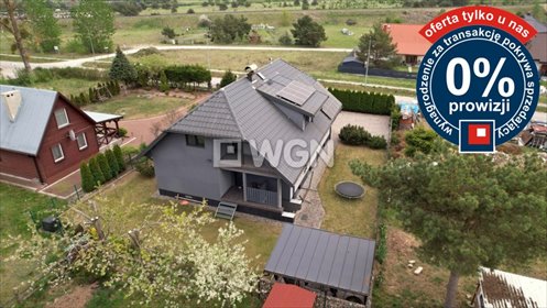 Przestronny dom 274 m² z garażem, sauną i tarasem dom Bartosze, Leśna