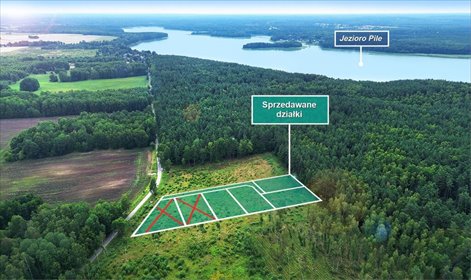 działka na sprzedaż 1000m2 działka Dąbrowica