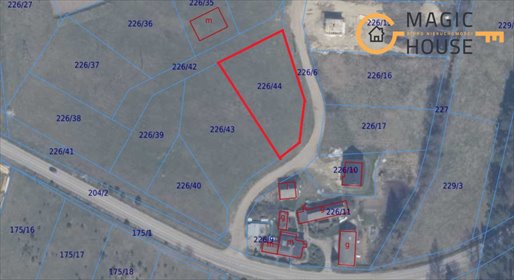 działka na sprzedaż 1555m2 działka Kobysewo, Spacerowa
