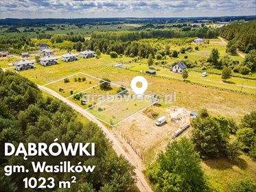 Działka 1020 m² z WZ pod dom i bliźniak w Dąbrówkach działka Dąbrówki
