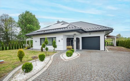 Komfortowy dom 170 m2 z tarasem, kominkiem i fotowoltaiką dom Jaworznik, Myszkowska