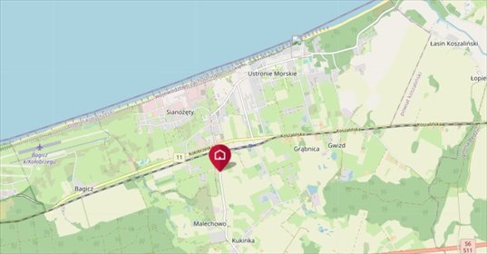 działka na sprzedaż 3601m2 działka Ustronie Morskie