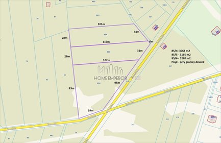 Działka 5270 m² w Poddębiu - zapraszam działka Poddębie, Sosnowa