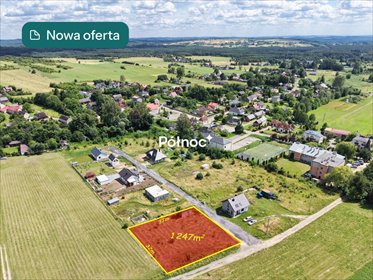 Działka 1247 m² w Jaworzniku, media, MPZP - polecam! działka Jaworznik, Krótka