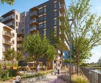 Nowoczesne 2-pokojowe mieszkanie 43,8 m² - balkon, duże przeszklenia mieszkanie Wrocław, Władysława Reymonta