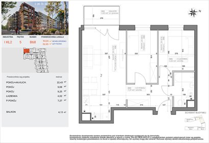 mieszkanie na sprzedaż 53m2 mieszkanie Bydgoszcz, Bocianowo, Pomorska