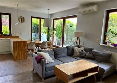 Przestronny apartament z ogrodem i tarasem na Mokotowie mieszkanie Warszawa, Mokotów, Leszczyny