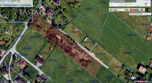 działka na sprzedaż 4962m2 działka Jaworze, Myśliwska