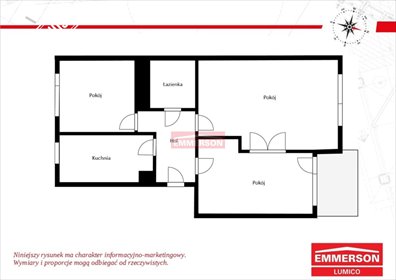 3-pokojowe mieszkanie z osobną kuchnią, balkon, piwnica mieszkanie Kraków, Wola Duchacka, Wola Duchacka