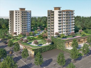 Nowoczesne 2-pokojowe mieszkanie z balkonem w zielonym kompleksie mieszkanie Stambuł, Sanayi, Esenyurt, Stambuł