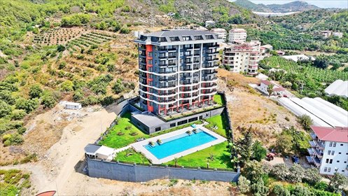 Nowoczesny 3-pokojowy apartament z widokiem na morze mieszkanie Alanya, Demirtaş, Alanya, Antalya