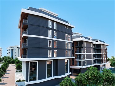 Widok na miasto i morze, 2 pokoje, kompleks z udogodnieniami mieszkanie Alanya, Kadıpaşa, Alanya, Antalya