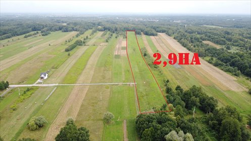 Do sprzedania duża działka 28 561 m² pod zabudowę w Jodłówce działka Jodłówka