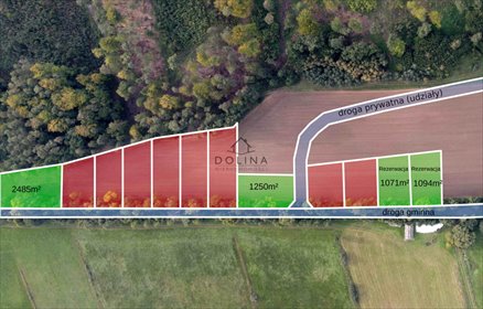 Działka pod dom w Słuszewie, 1071 m2, media, plan! działka Słuszewo