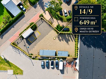 Polecam działkę usługową 649 m² przy Dino w Ostródzie działka Ostróda, Paderewskiego