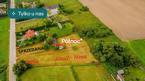 działka na sprzedaż 617m2 działka Stare Kupiski, Armii Krajowej