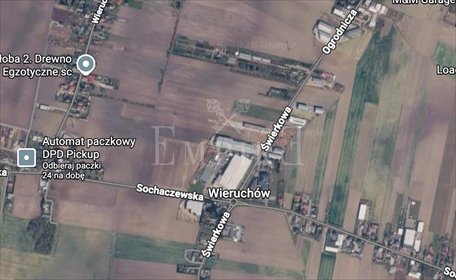 Działka inwestycyjna 3010 m² z szerokim frontem działka Wieruchów, Świerkowa