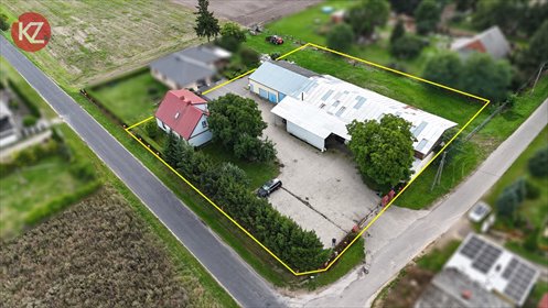 Dom z dużym zapleczem produkcyjno-magazynowym (603 m²) w Kowalewie dom Kowalewo