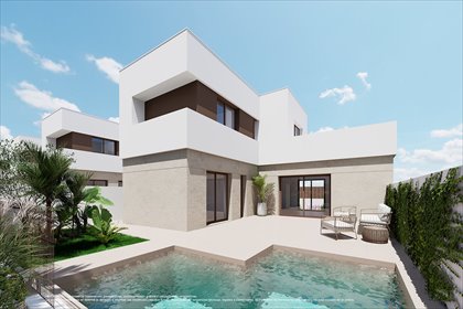 Ekskluzywne domy z 3 sypialniami, ogród i taras dom La Serena Golf, La Serena Golf, Los Alcázares, Murcia