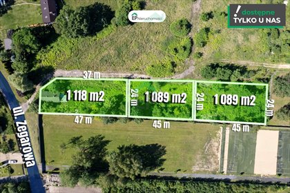 Sprzedam działkę 1000 m² z mediami i planem zagospodarowania działka Brzeziny-Kolonia