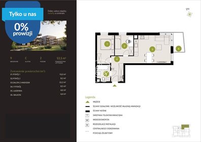 Nowoczesne 3-pokojowe mieszkanie z balkonem i ogródkiem. mieszkanie Bydgoszcz, Flisy, Mińska