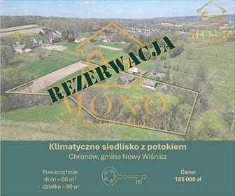 Urokliwe siedlisko z własnym potokiem i klimatycznym domem dom Chronów