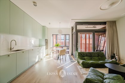Polecam nowoczesny 60 m² apartament z loggią w Browarach Warszawskich mieszkanie Warszawa, Wola Mirów, Krochmalna